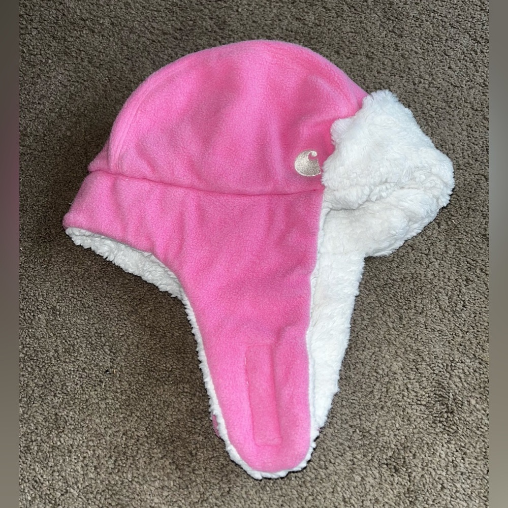 Carhartt Infant/Toddler Pink Fleece Winter Hat